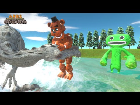 Jumbo Josh and Rainbow Friends VS Ice Age  - Animal Revolt Battle Simulator🎮