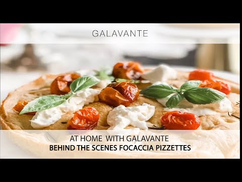 Em Casa Com Galavante || Bastidores Focaccia Pizzettes