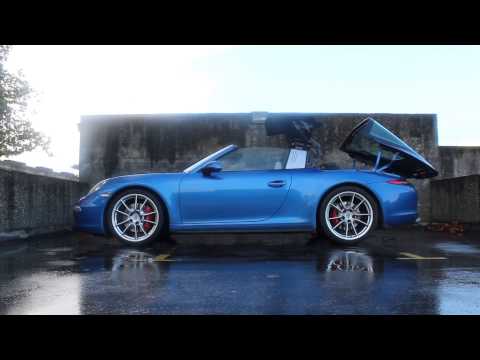 Porsche 911 (991) Targa roof operation