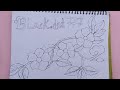 How To Draw Periwinkle Flowers Step By Step Periwinkle Flowers Drawing Without Colours