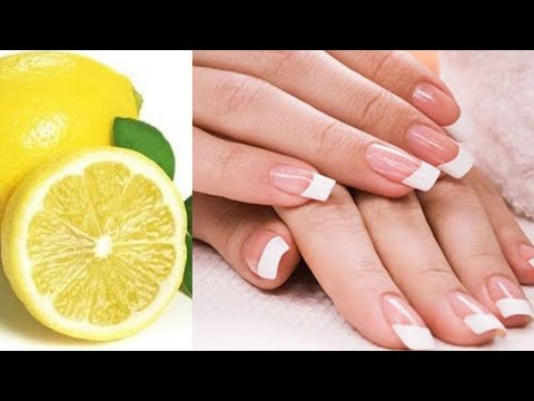 تطويل الاظافر بسرعة /خلطة الليمون والملح ستبهرين بالنتيجة/اظافر بيضاء قوية طويلة صحية مضمونة ومجربة هنا hana