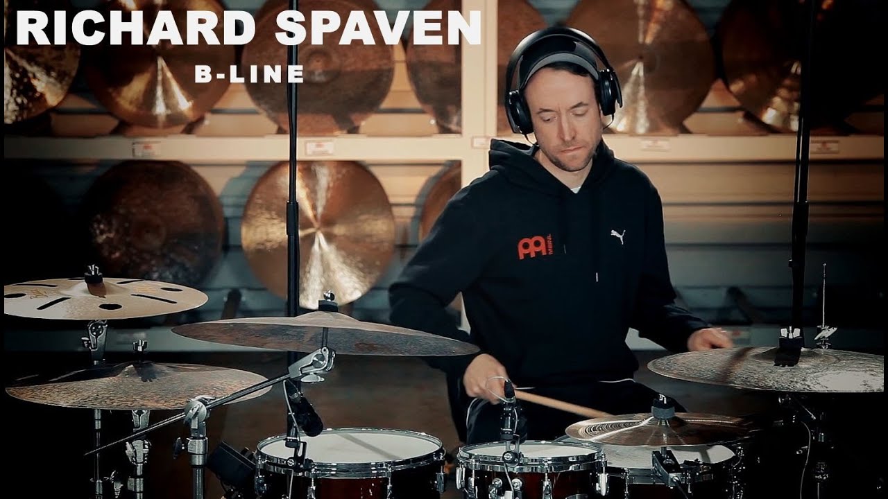 Richard Spaven performing "B-LINE" - filmed at the Meinl Cymbals Factory in Gutenstetten, Germany.
