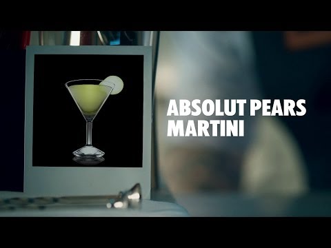 ABSOLUT PEARS MARTINI DRINK RECIPE - HOW TO MIX
