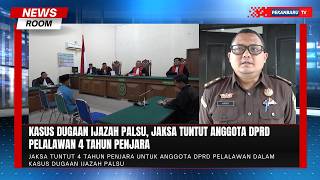 Anggota DPRD Pelalawan Dituntut 4 Tahun Penjara