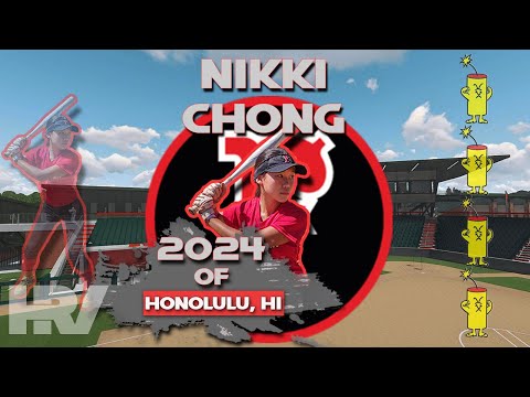 2024 Nikki Chong 🥎 Outfield and Second Base, Softball Skills Video Firecrackers Hawaii