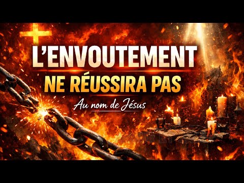 🔥 L’ENVOUTEMENT NE RÉUSSIRA PAS | PRIÈRE PUISSANTE DE DÉLIVRANCE & DE PROTECTION | Prière de Feu 🔥