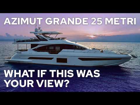WHAT DOES $4,650,000 GET YOU ON THE WATER? AZIMUT GRANDE 25 METRI YACHT TOUR
