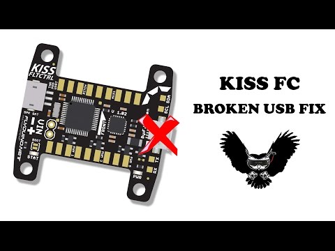 Flyduino KISS FC - How to fix USB