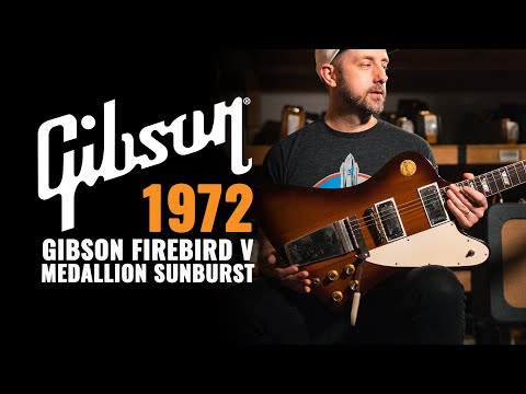 Gibson Limited Edition Firebird V Medallion Model 1972 - Sunburst image 11