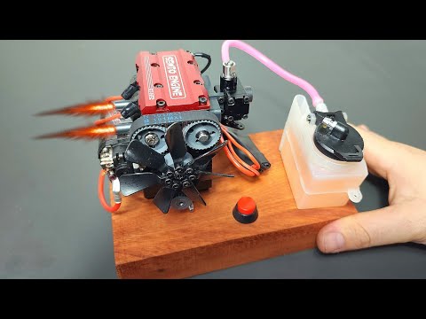 Assembling & Starting The Twin Cylinder Nitro Engine Kit.