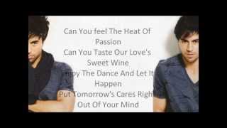 Enrique Iglesias Rhythm Divine Lyric Video
