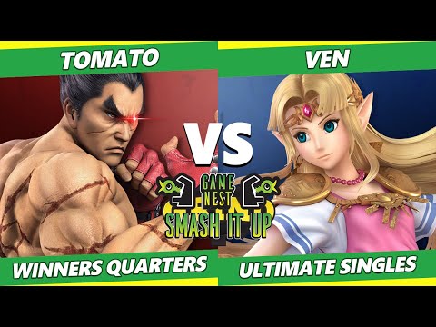 Smash It Up 27 Winners Quarters - Tomato (Kazuya, Sephiroth) Vs Ven (Zelda) SSBU Ultimate Tournament
