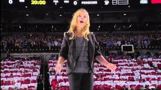 Jackie Evancho singing The National Anthem NHL 2011 Winter Classic in HD