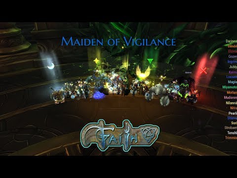Faith vs Maiden of Vigilance MYTHIC - EU-Nozdormu - PoV Warlock