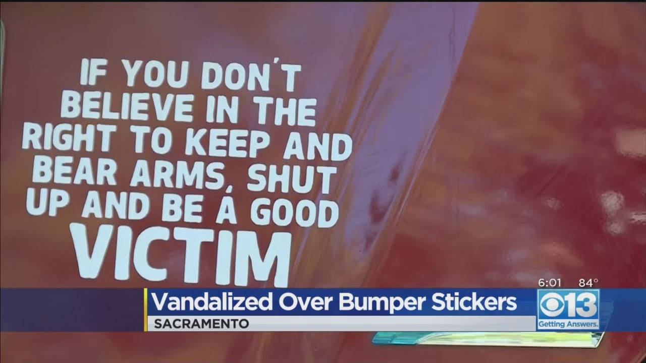 Car Vandalized Over Pro-2nd Amendment Stickers