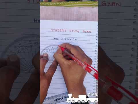 How to draw 80 degree angle #maths #geometrydash