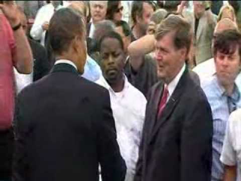 President Obama meets Davenport & GVSU President