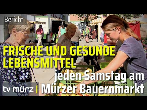 Frische und gesunde Lebensmittel - jeden Samstag am Mürzer Bauernmarkt
