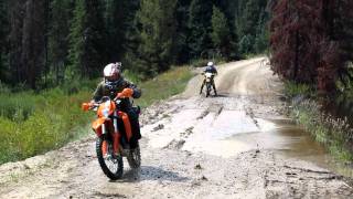 preview picture of video 'KTM 450 on the Continental divide trail 2011'