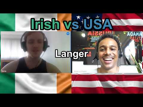 Irish vs USA | Irish Slang - (Langer)