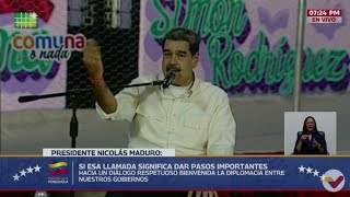 Maduro confirma que conversó telefónicamente con Donald Trump