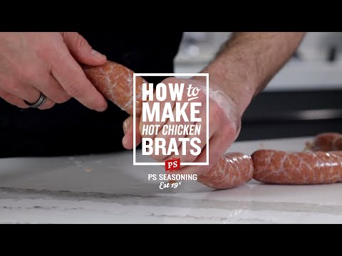 How to Make Homemade Hot Chicken Brats | Easy Tutorial | PS Seasoning