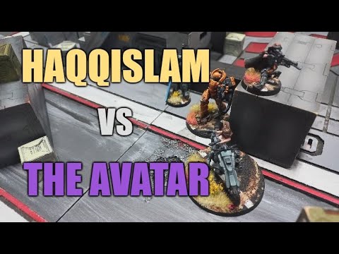 Infinity Battle Report - Haqqislam vs The Avatar (Skyfall)