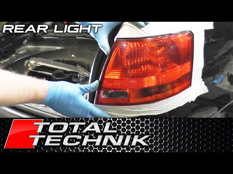 How to Remove Rear Tail Light (Outer) - Audi A4 S4 RS4 (B7)  - TOTAL TECHNIK