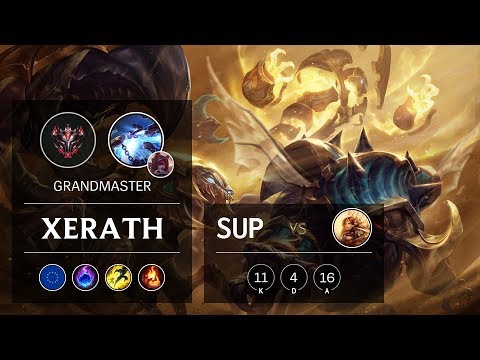 Xerath Support vs Leona - EUW Grandmaster Patch 9.6
