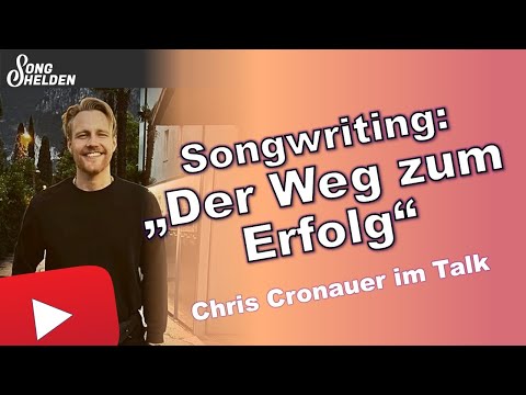 Songwriting: Der größte Nico Santos Hit 👉 CHRIS CRONAUER im Talk