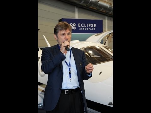AERO 2014: Bruce Dickinson presents the Eclipse 550