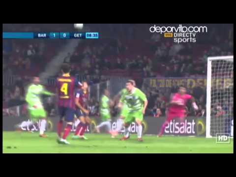 Gol de Fábregas, Barcelona 1-0 Getafe