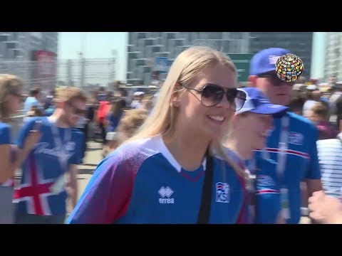 Beautiful girl took care / Argentina vs Iceland / FIFA World Cup 2018