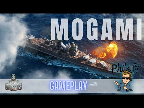 MOGAMI run in WORLD OF WARSHIPS [Gameplay] [Deutsch] [60fps]