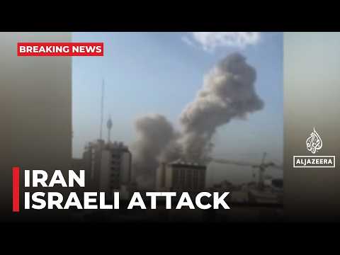 Explosions in downtown Tehran, smoke seen rising