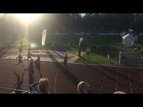 USM friidrott 2017 P17 100 meter final 10.54