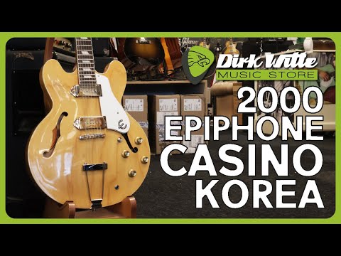 2001 Epiphone Casino Reissue - Natural | Korea Peerless Hollowbody P-90 Pickups 2.6kg | OHSC image 21