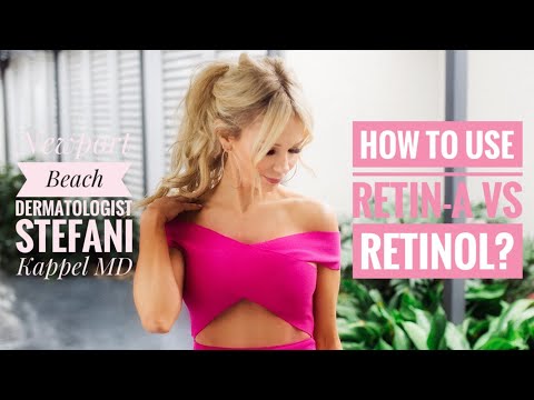 Wie verwendet man Retin-A im Vergleich zu Retinol?