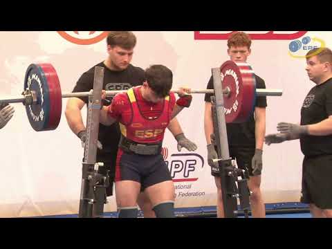 Men SJr 74 & 83 kg A-groups - 2025 European SJr, Jr & SOI Classic Powerlifting Championships
