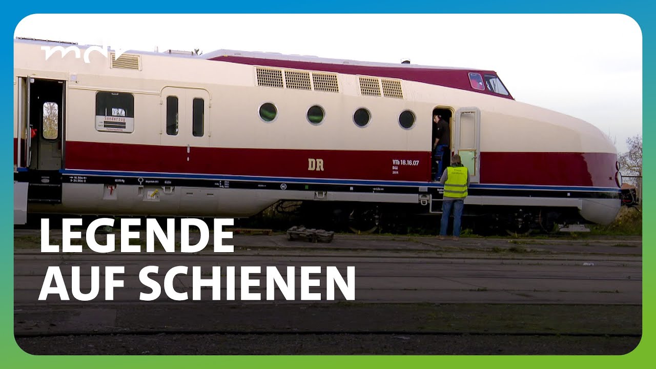 Alter DDR-Schnellzug bekommt neues Leben eingehaucht | MDR SACHSEN-ANHALT HEUTE | MDR