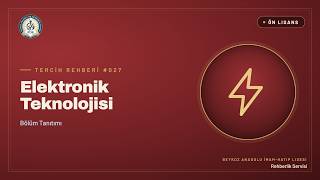 Elektronik Teknolojisi Ne İş Yapar? Küçük Dükkan Tamirciliğinden Fazlası (YÖK At