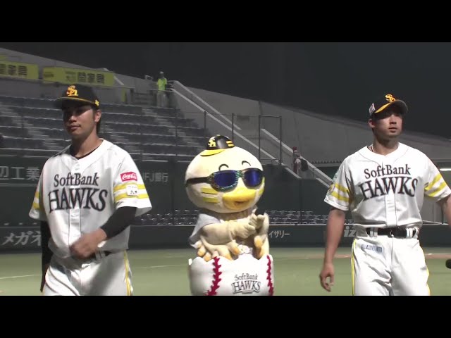 【ファーム】ホークス・尾形崇斗投手・廣瀬隆太選手 ヒーローインタビュー 7月4日 福岡ソフトバンクホークス 対 中日ドラゴンズ