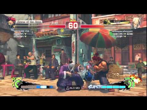 SSFIV AE - hellospaceboyysn (Gen) vs SPITFIRE159 (Akuma) HD