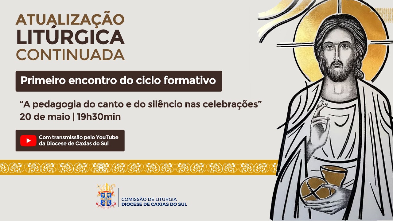 Foto de capa da notícia Atualização Litúrgica 2026 | 1º Encontro | “A pedagogia do canto e do silêncio nas celebrações”