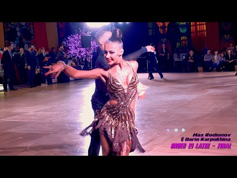 Max Rodionov - Daria Karpukhina I Under 21 Latin - Final I Paragon Open Dancesport 2021