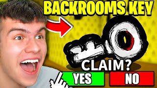 How To GET + USE BACKROOMS KEY LOCATION In Roblox Pet Simulator 99!