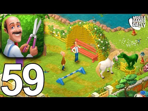 GARDENSCAPES - Stable Area - STORY Walkthrough Gameplay Part 59 (iOS Android)