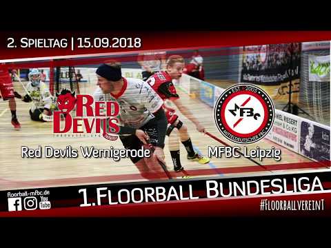 HL: Red Devils Wernigerode - MFBC Leipzig / 4:6 / 2. Spieltag / 1. Floorball Bundesliga Saison 18/19