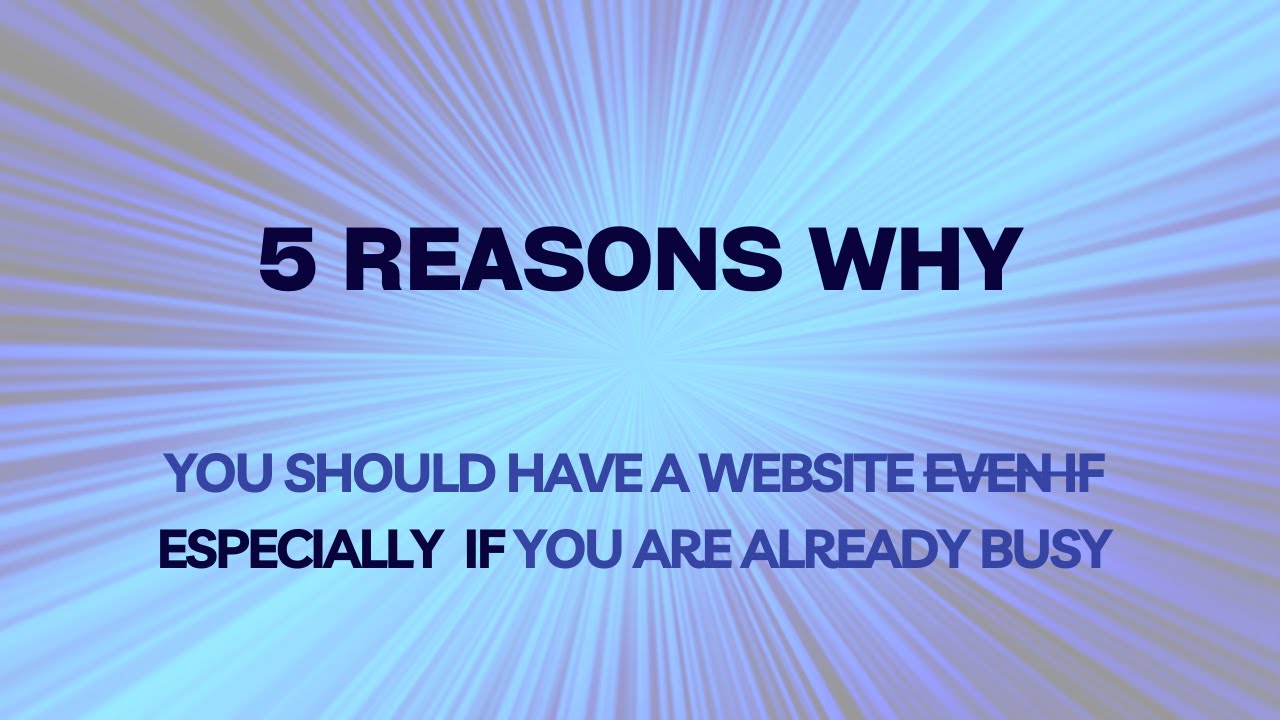 5 Reasons why (even a successful business) should