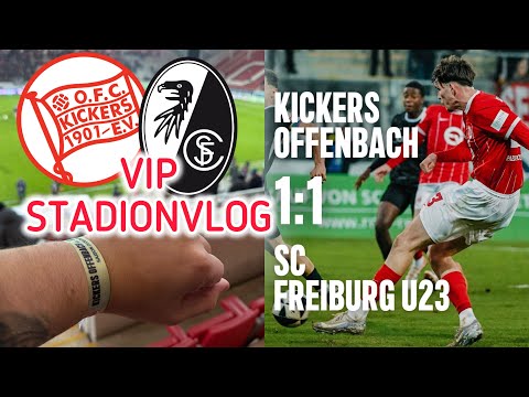 VIP BEREICH IN OFFENBACH 🤩 | Kickers Offenbach vs SC Freiburg II Stadionvlog 🔥